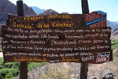 05 Sign For Quebrada de las Conchas Was Our First Stop In Quebrada de Cafayate South Of Salta.jpg